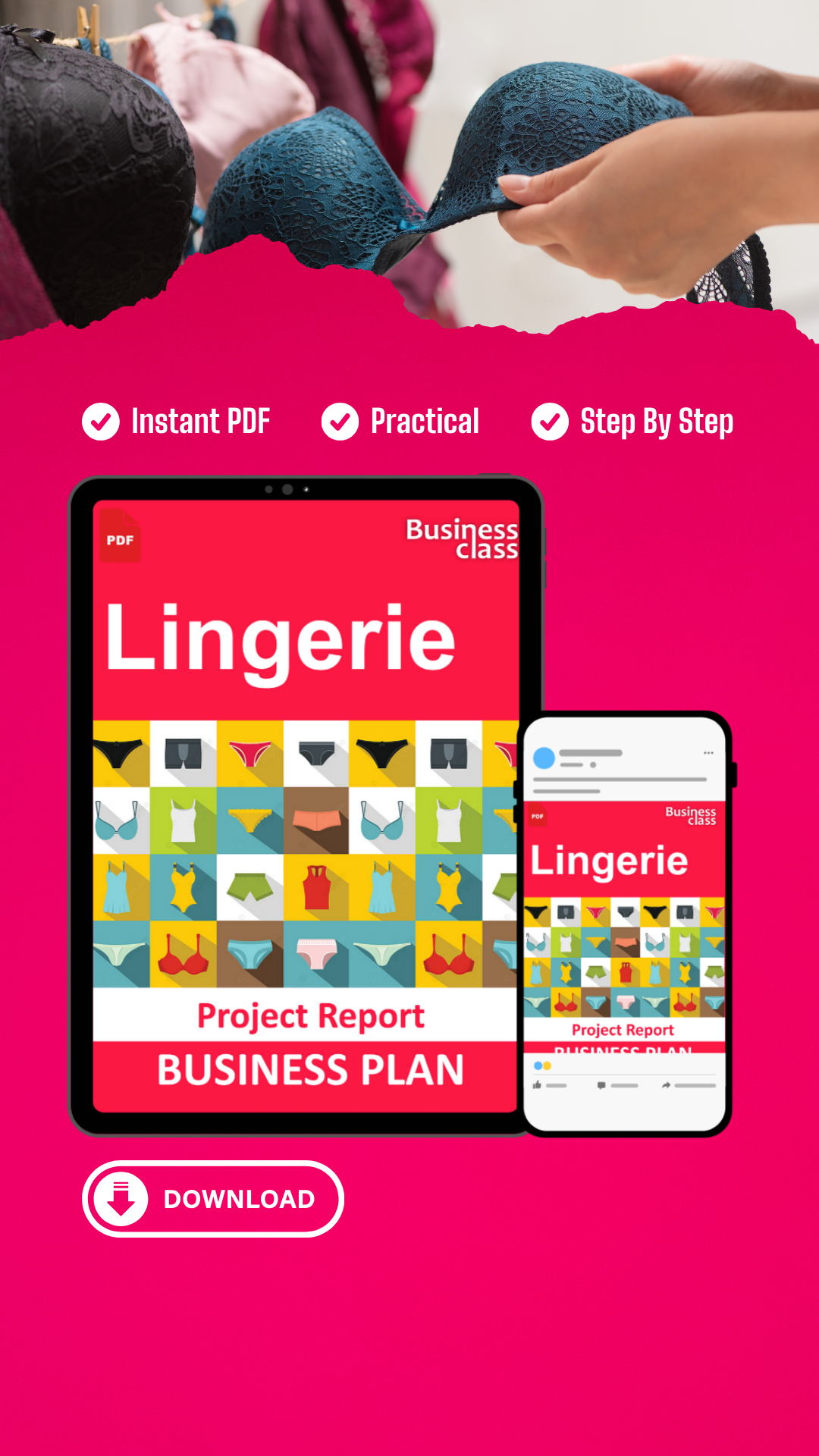 Lingerie Project Report and Business Guides Bundle
