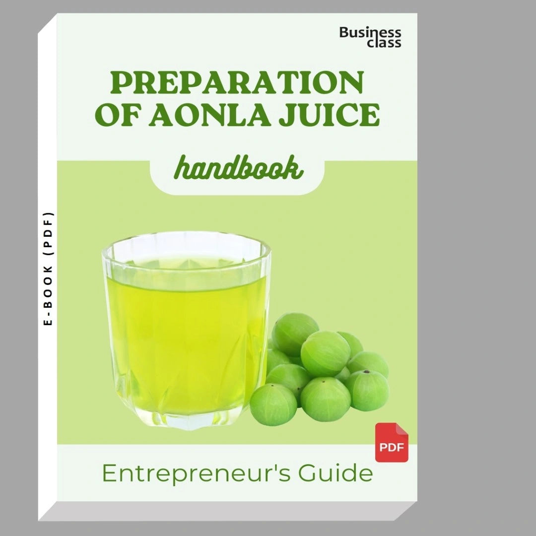 Preparation Of Aonla Juice Handbook Entrepreneurs Guide and Business Training Bundle