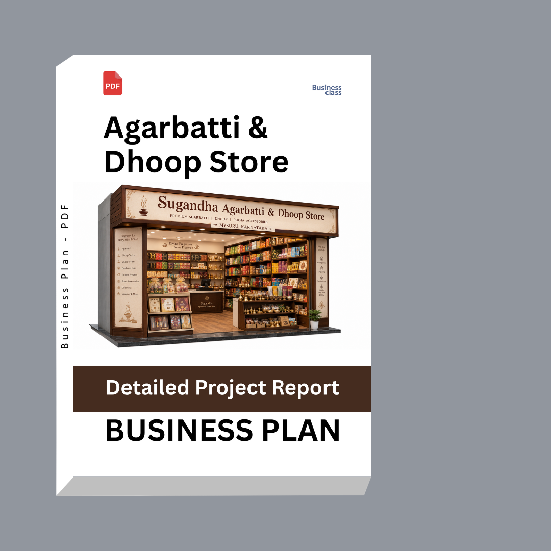 Agarbatti & Dhoop Store Detailed Project Report – DPR & Business Plan