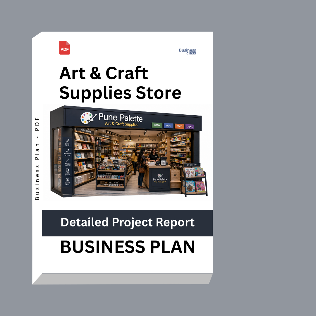 Art & Craft Supplies Store Detailed Project Report – DPR Business Plan