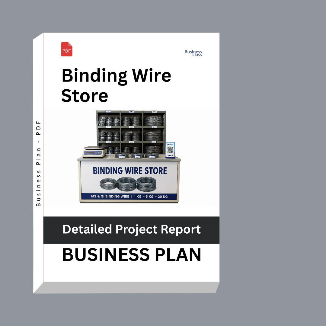 Binding Wire Store Detailed Project Report – DPR & Business Plan
