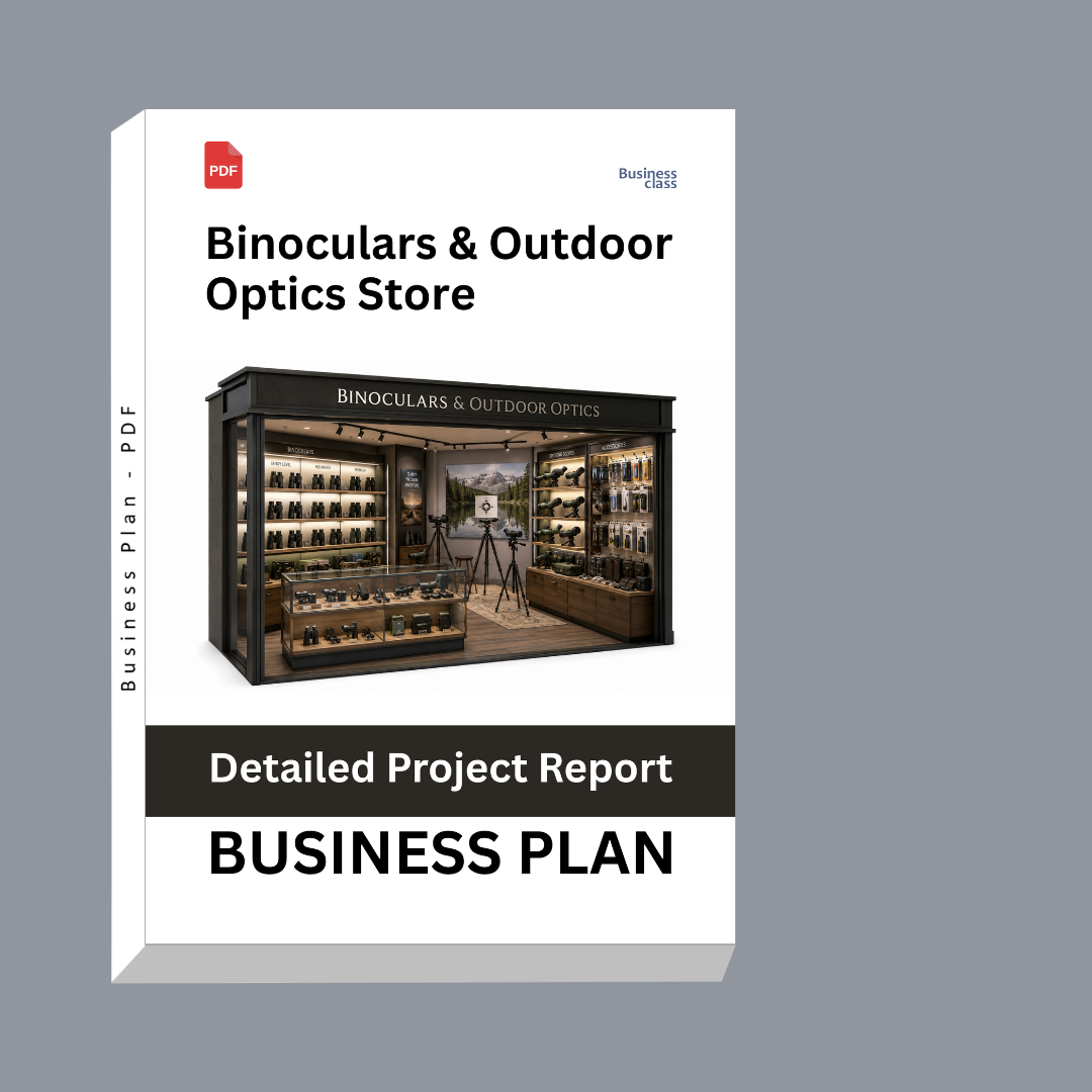 Binoculars & Outdoor Optics Store Business Plan | Detailed Project Report – DPR