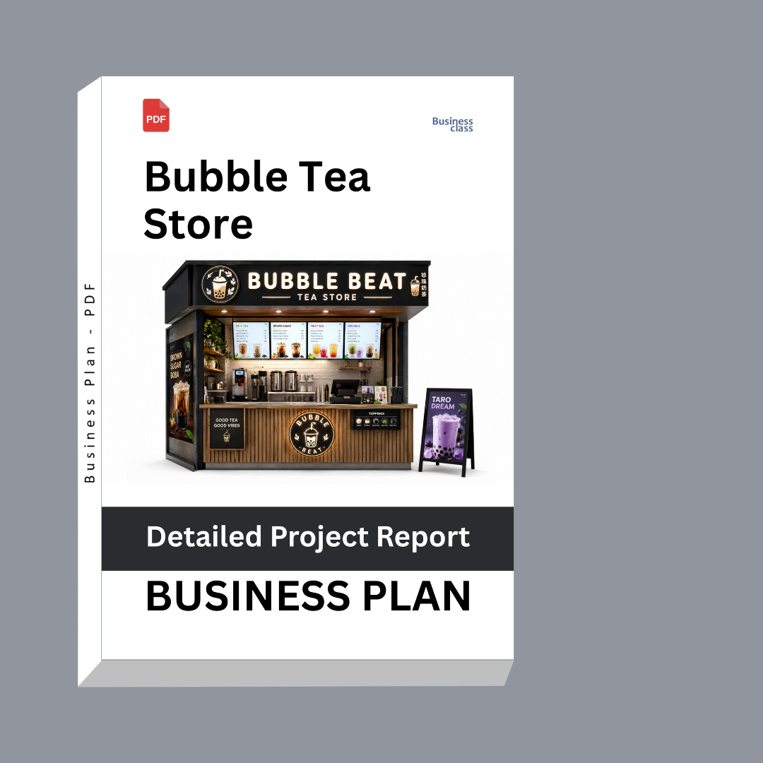 Bubble Tea Store Detailed Project Report – DPR & Business Plan