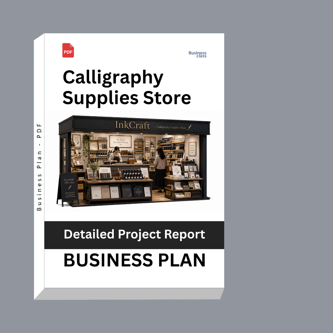 Calligraphy Supplies Store Detailed Project Report – DPR & Business Plan