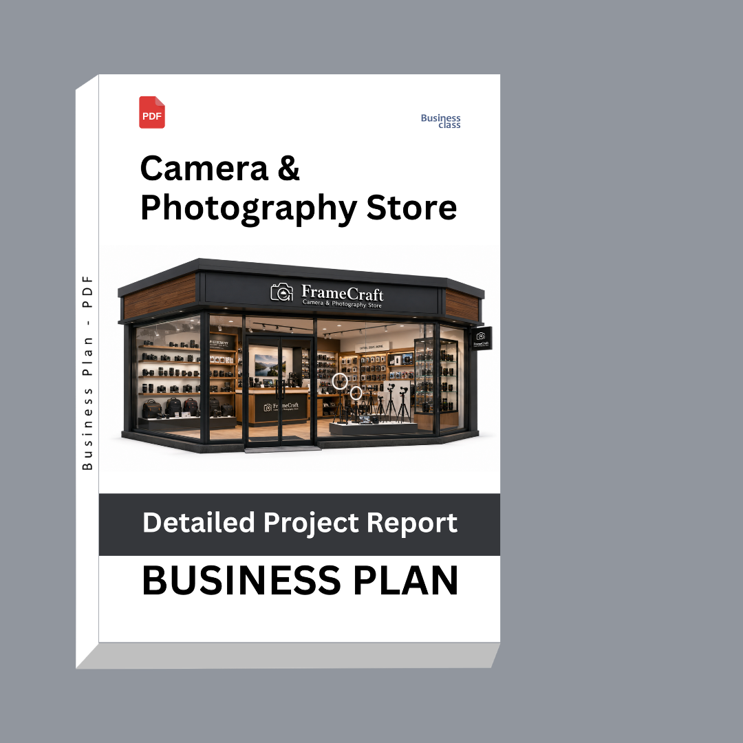 Camera & Photography Store Detailed Project Report – DPR & Business Plan