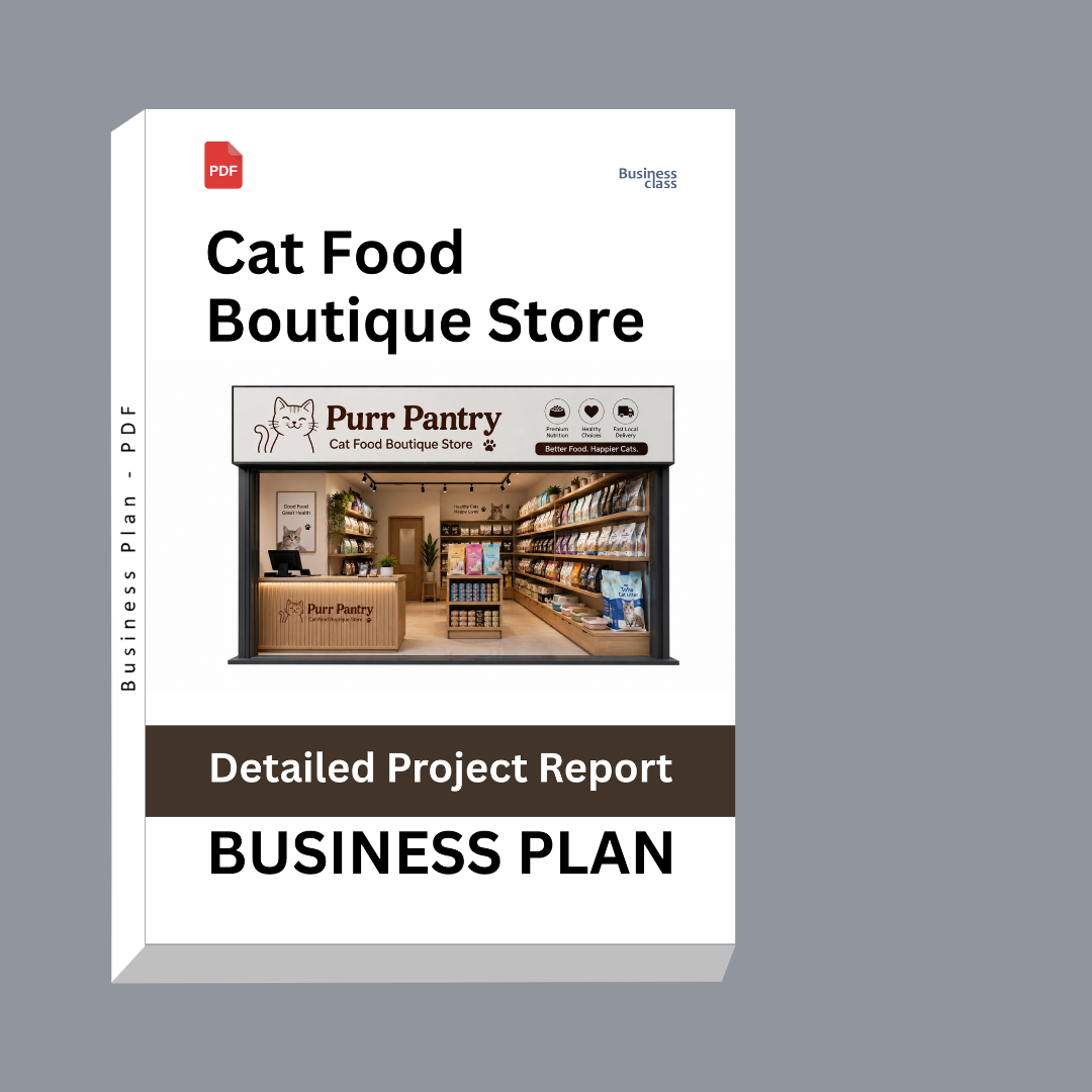 Cat Food Boutique Store Detailed Project Report – DPR & Business Plan