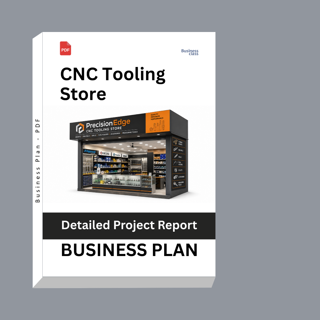 CNC Tooling Store Detailed Project Report – DPR and Business Plan