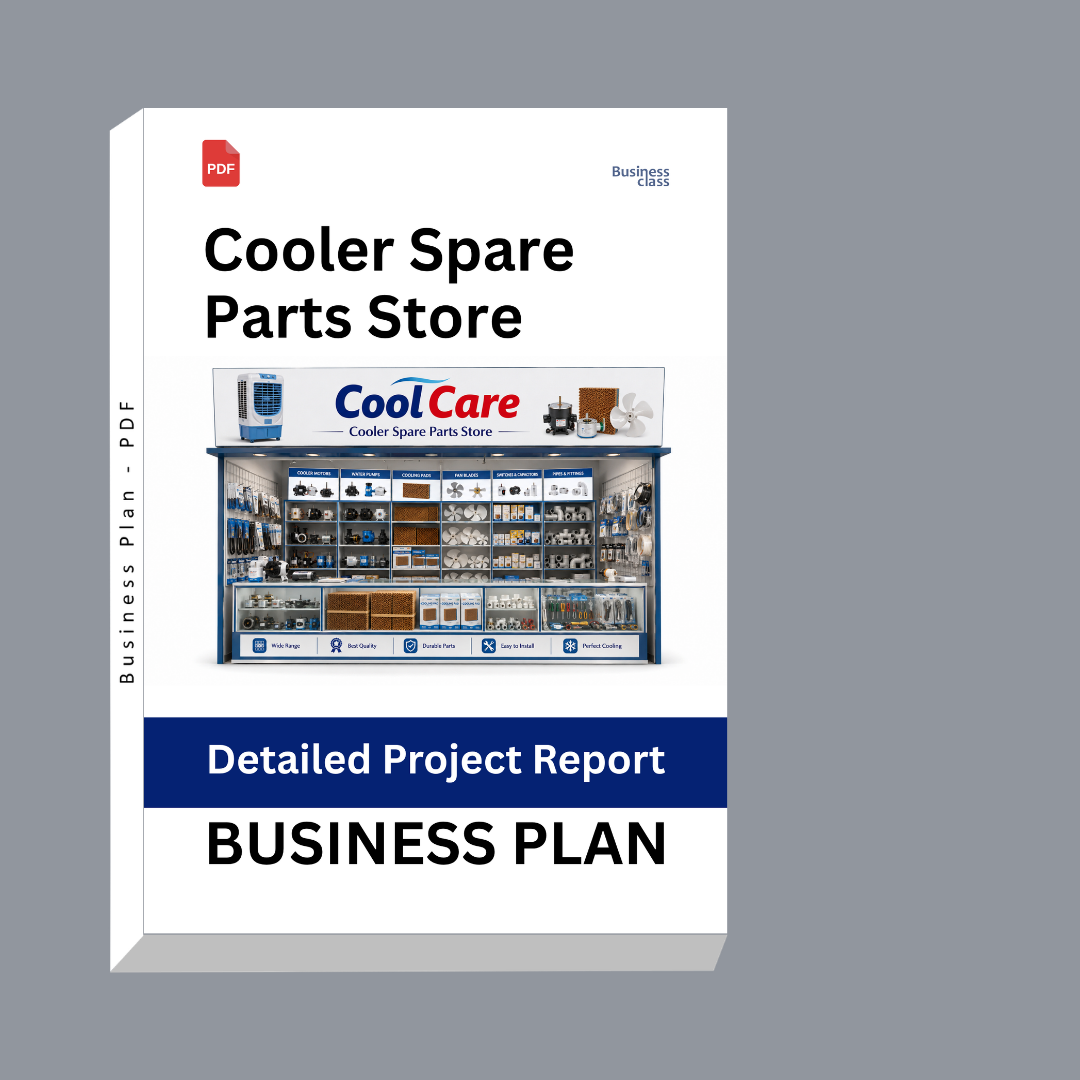 Cooler Spare Parts Store Detailed Project Report – DPR & Business Plan