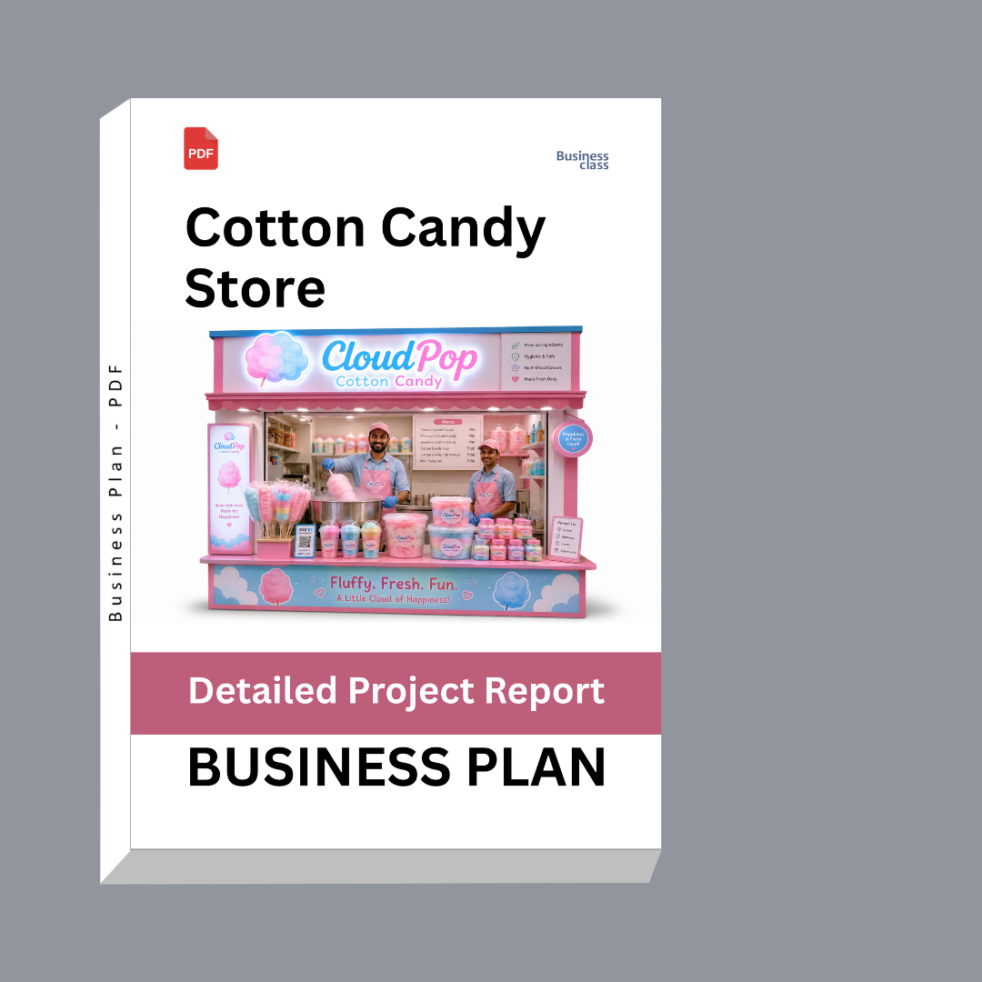 Cotton Candy Store Detailed Project Report – DPR & Business Plan