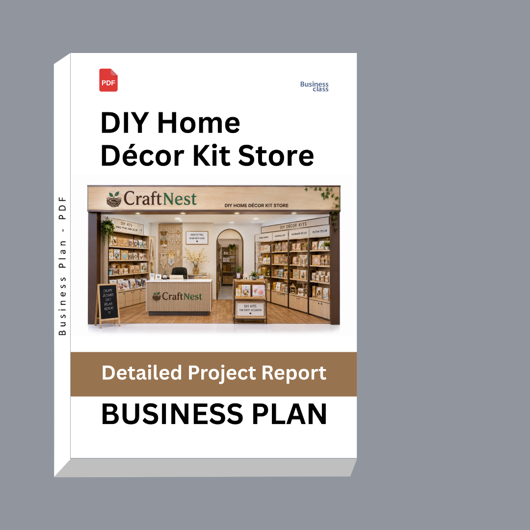 DIY Home Décor Kit Store Detailed Project Report – DPR & Business Plan
