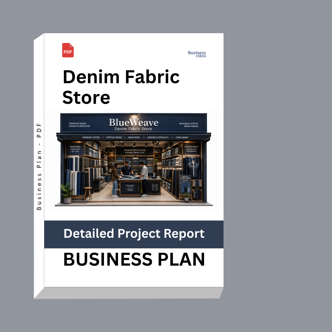 Denim Fabric Store Detailed Project Report – DPR & Business Plan