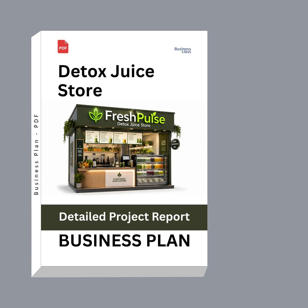 Detox Juice Store Detailed Project Report – DPR & Business Plan
