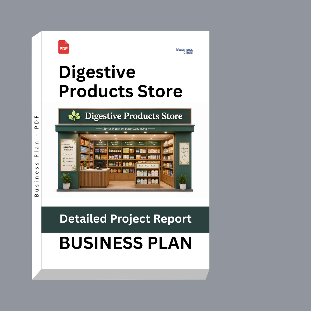 Digestive Products Store Detailed Project Report – DPR & Business Plan