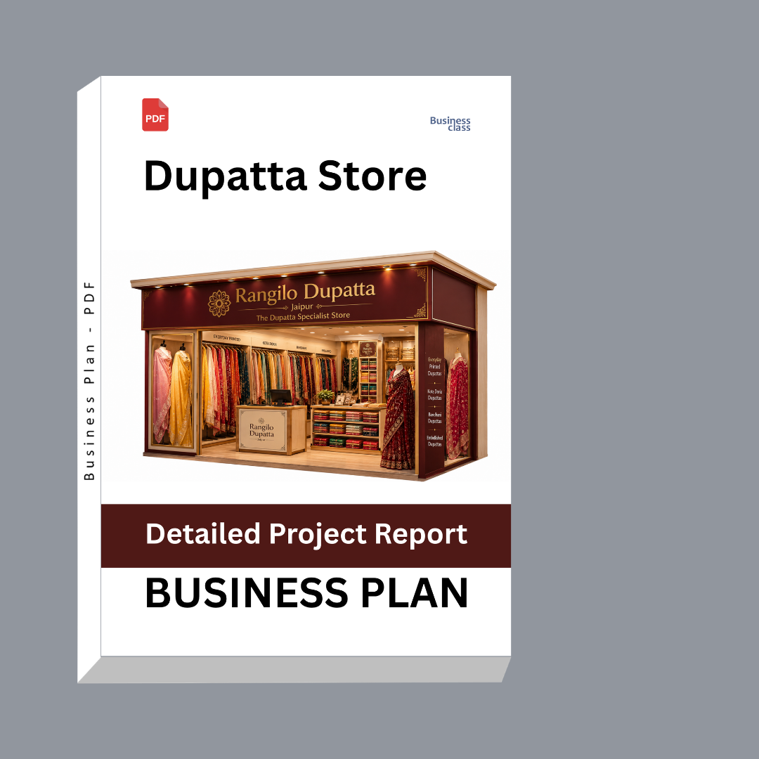Dupatta Store Detailed Project Report – DPR & Business Plan