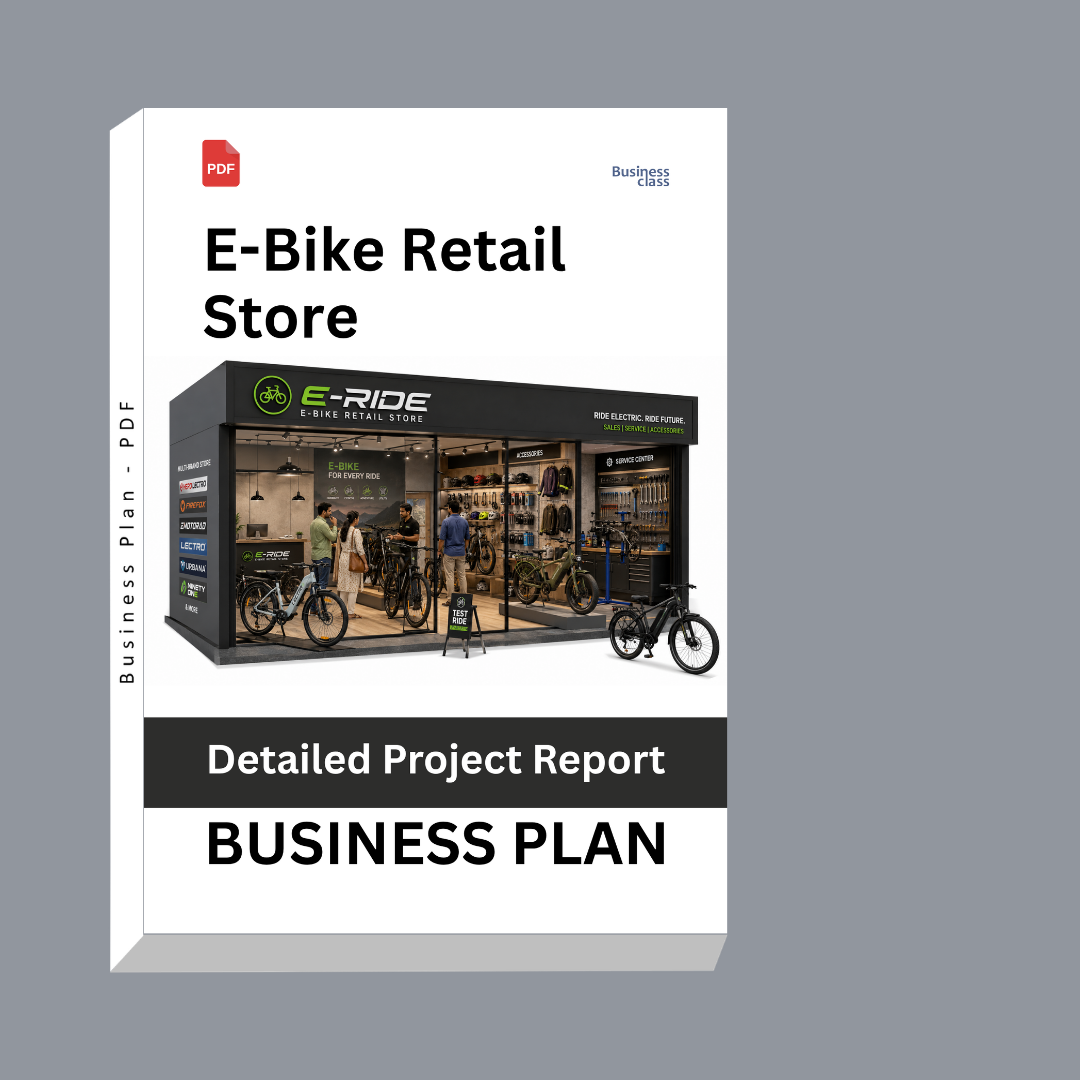 E-Bike Retail Store Business Plan & Detailed Project Report – DPR