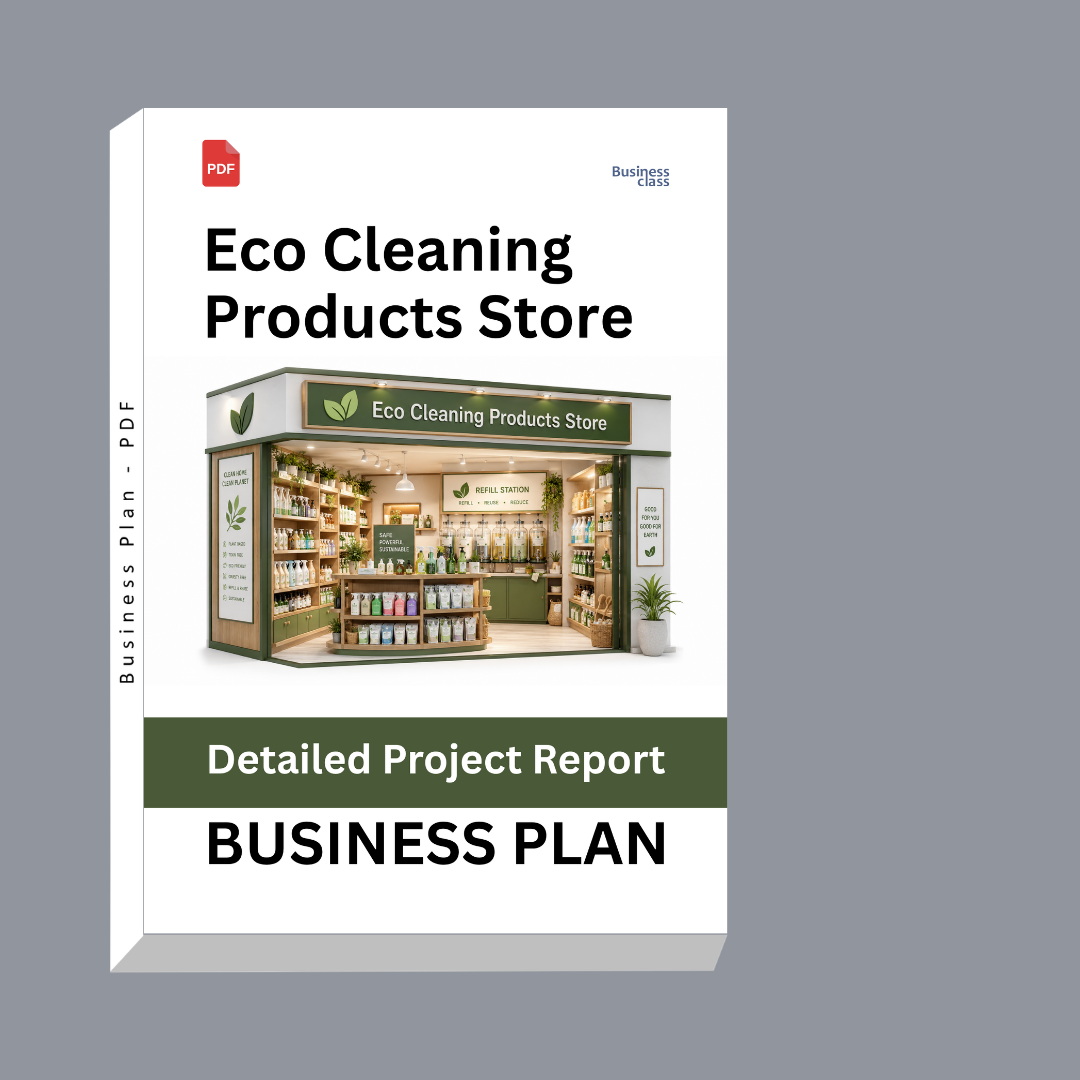 Eco Cleaning Products Store Detailed Project Report – DPR Business Plan