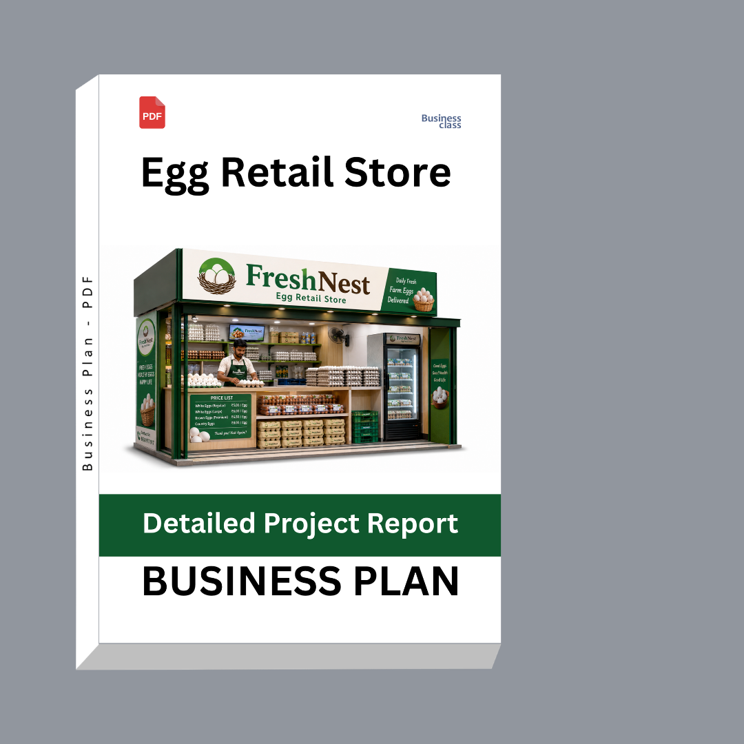 Egg Retail Store Detailed Project Report – DPR & Business Plan