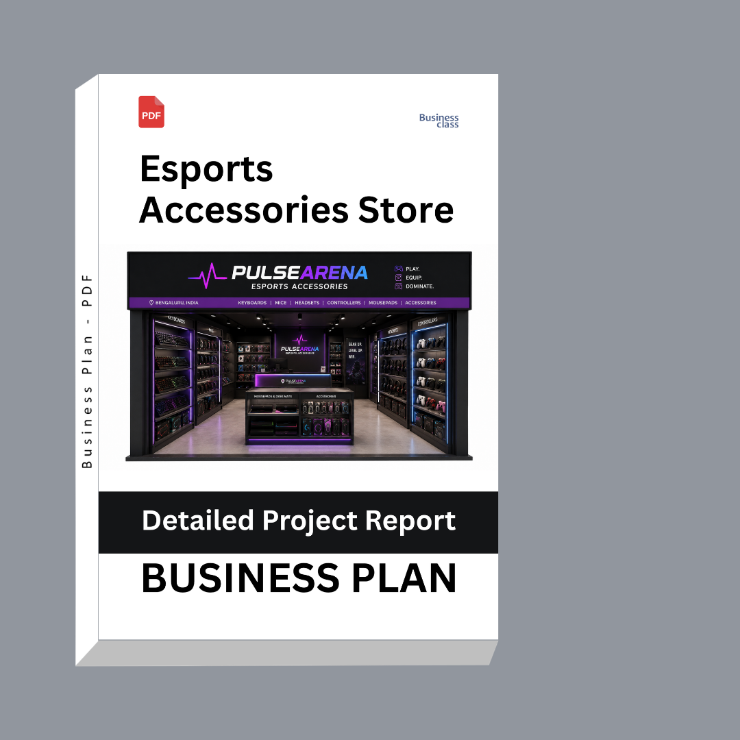 Esports Accessories Store Detailed Project Report – DPR Business Plan