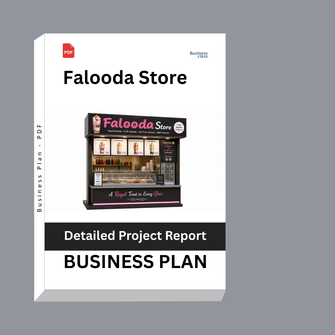 Falooda Store Detailed Project Report – DPR and Business Plan