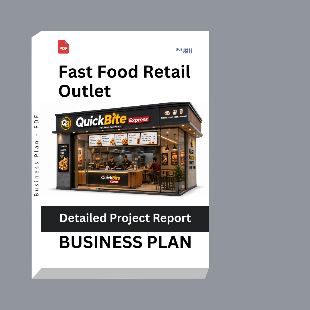 Fast Food Retail Outlet Detailed Project Report – DPR & Business Plan