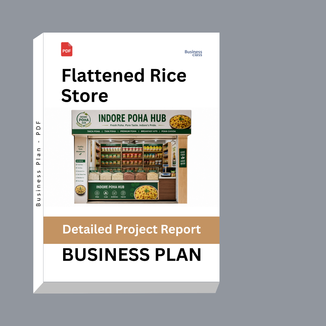 Flattened Rice Store Detailed Project Report – DPR & Business Plan