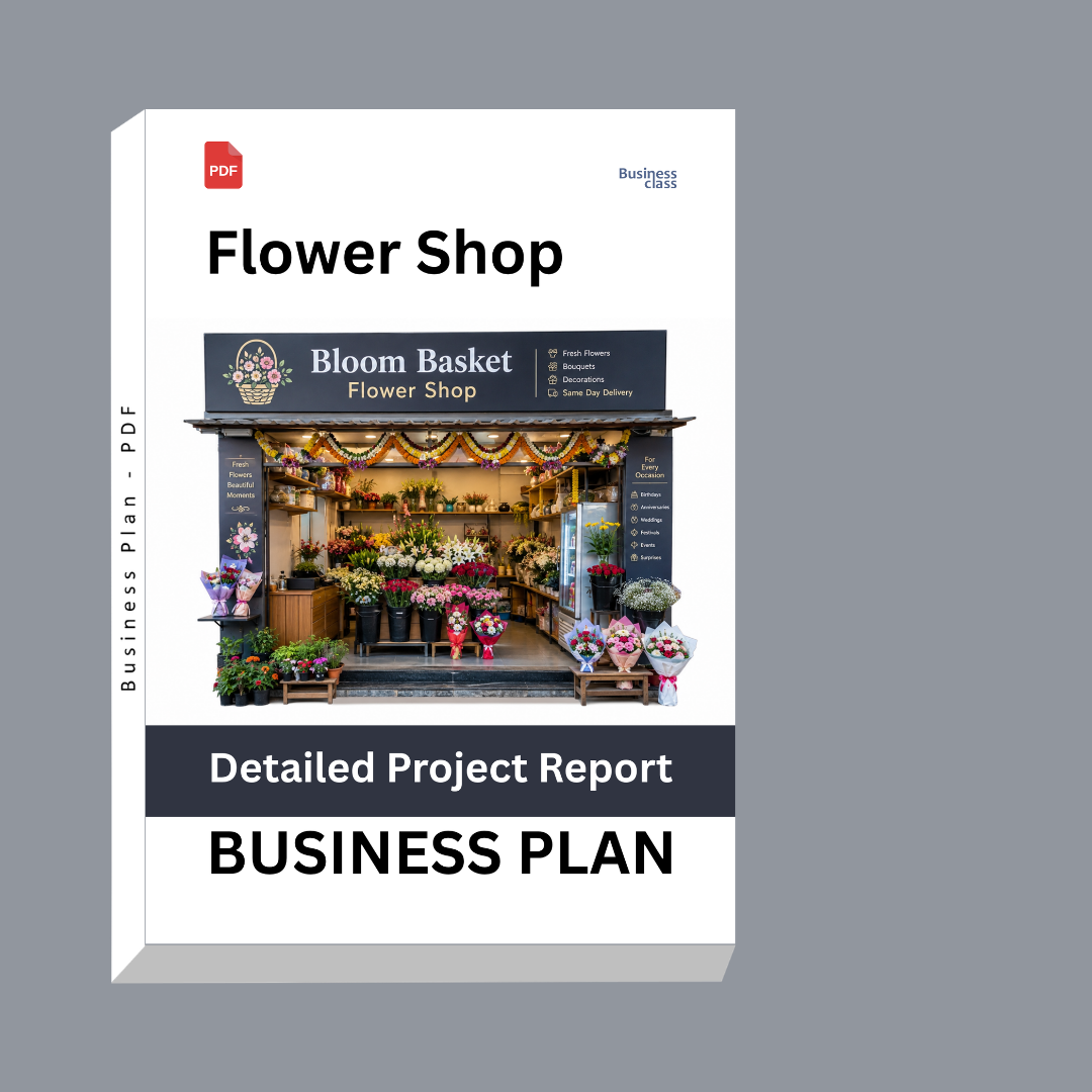 Flower Shop Detailed Project Report – DPR and Business Plan