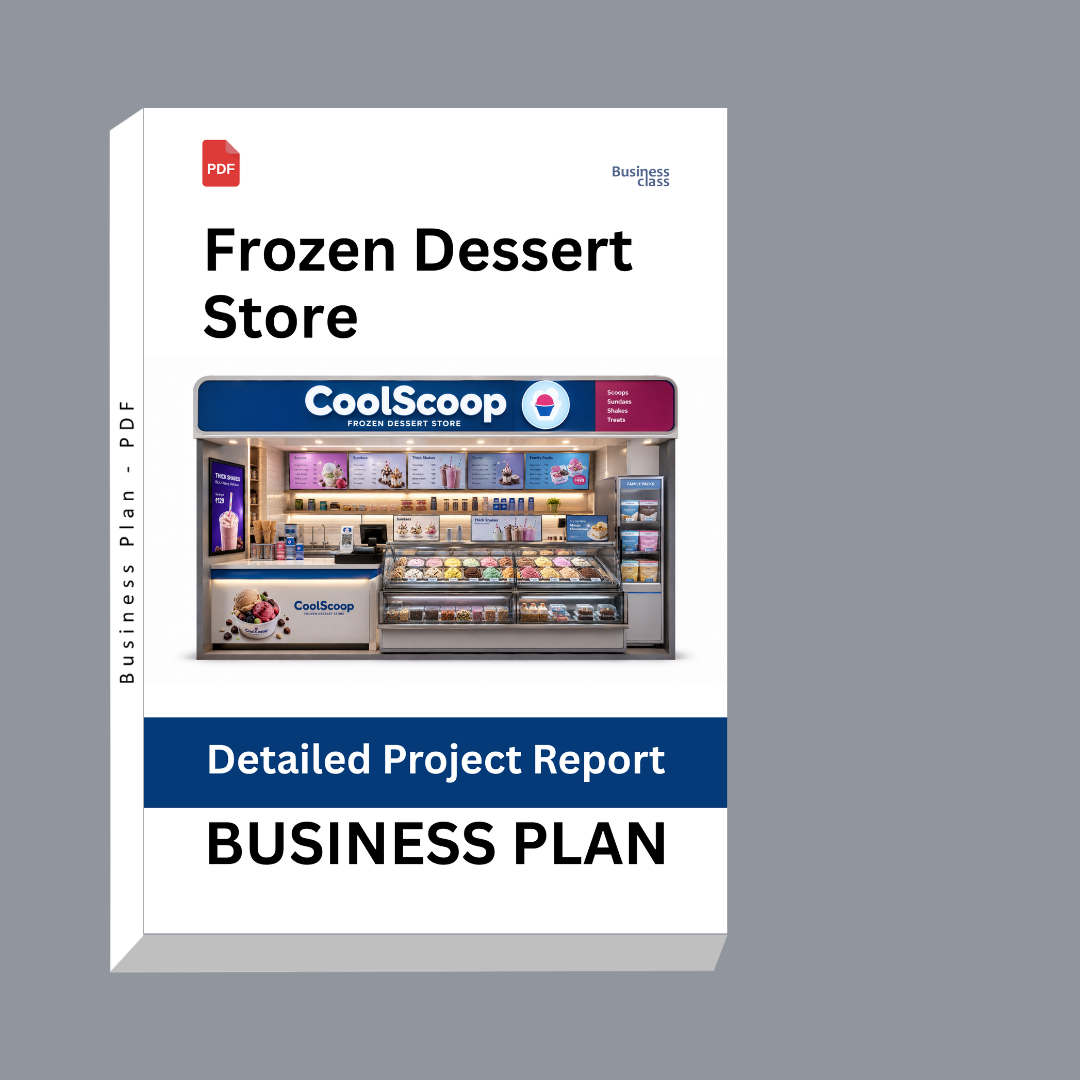 Frozen Dessert Store Detailed Project Report – DPR & Business Plan