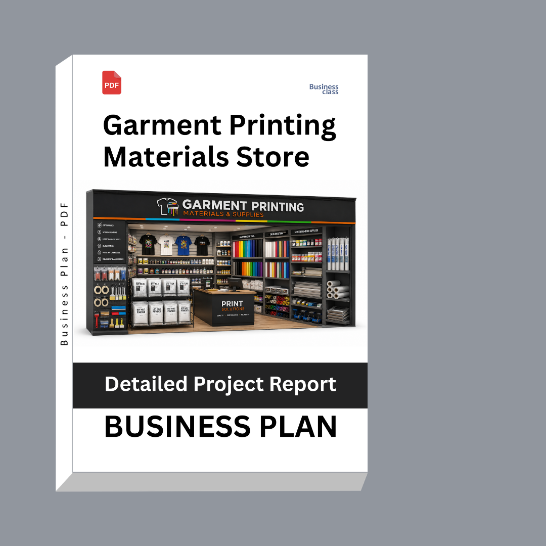 Garment Printing Materials Store Detailed Project Report – DPR Business Plan