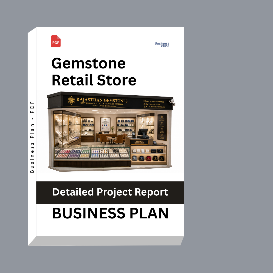 Gemstone Retail Store Detailed Project Report – DPR & Business Plan