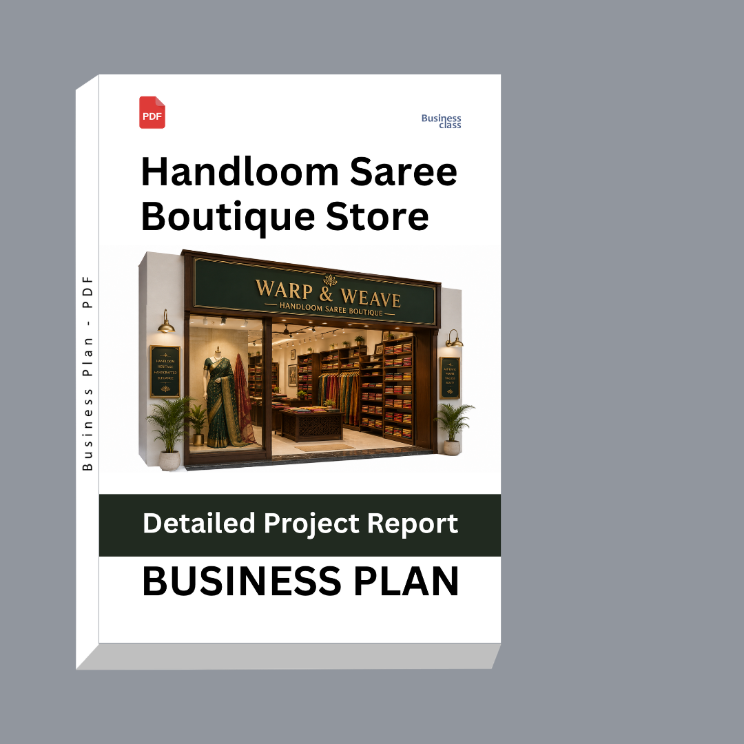 Retail Handloom Saree Boutique Detailed Project Report – DPR & Business Plan