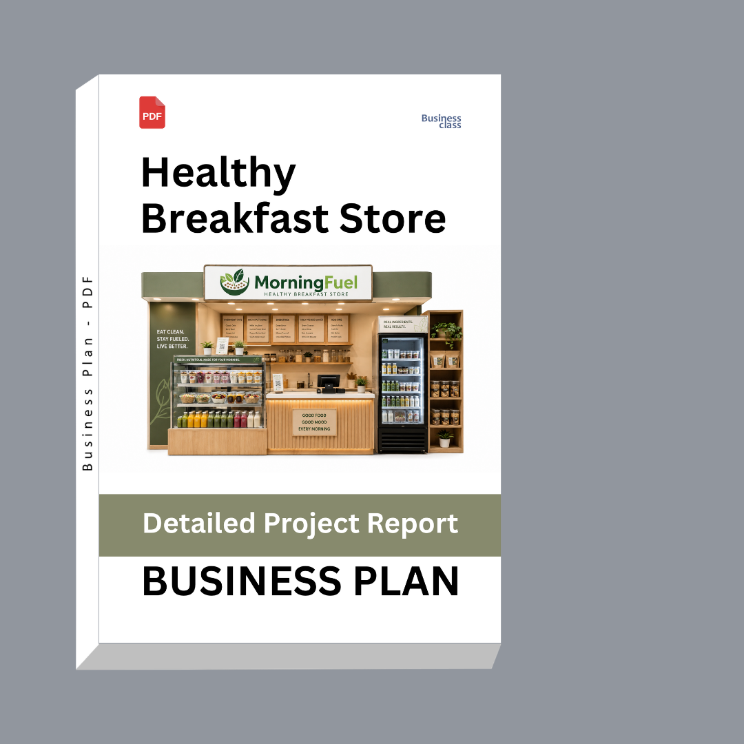 Retail-Dominant Healthy Breakfast Store with Limited In-Store Assembly – Detailed Project Report – DPR & Business Plan