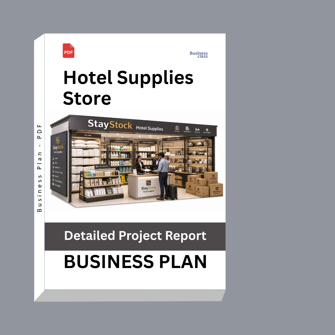 Hotel Supplies Store Detailed Project Report – DPR & Business Plan