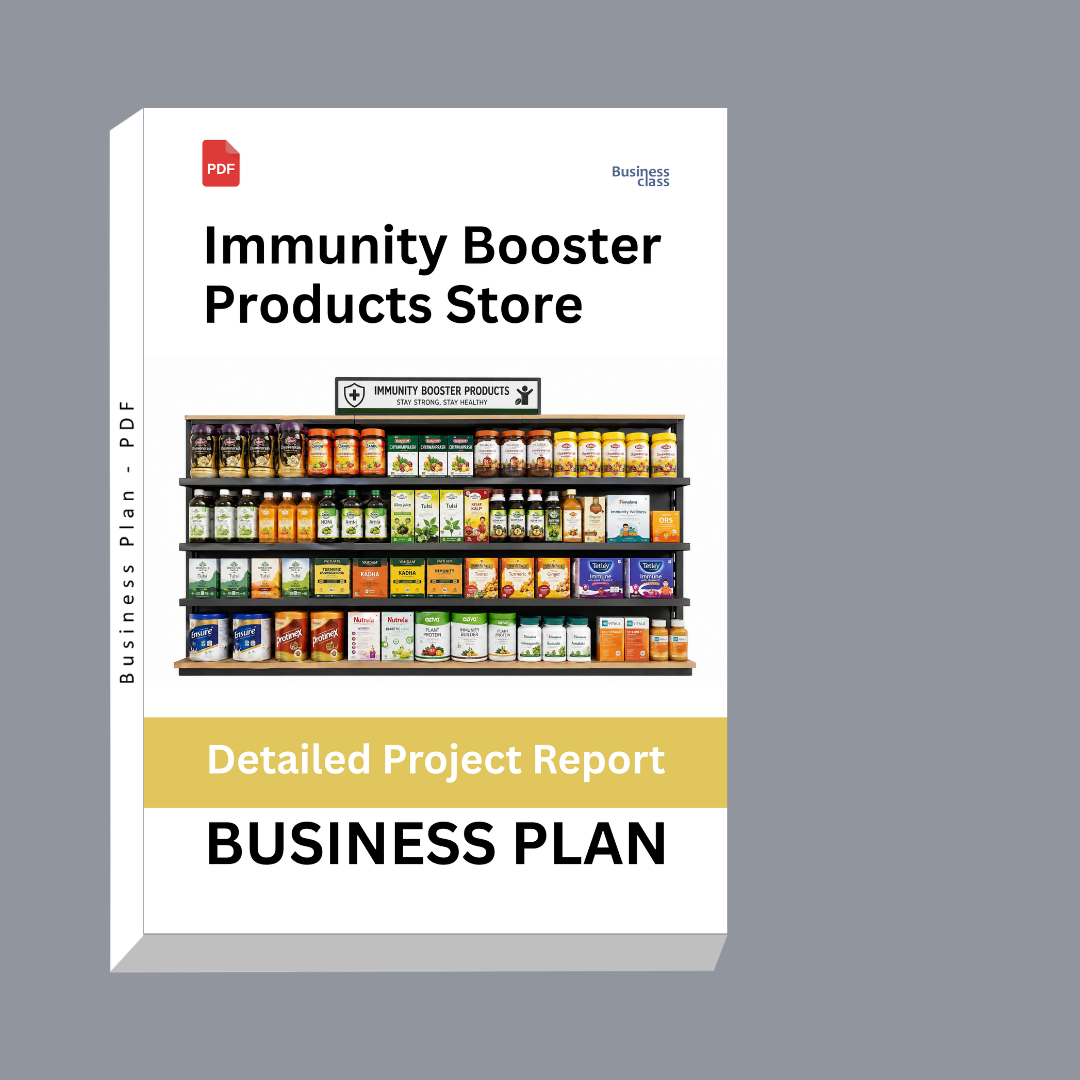 Immunity Booster Products Store Detailed Project Report – DPR & Business Plan