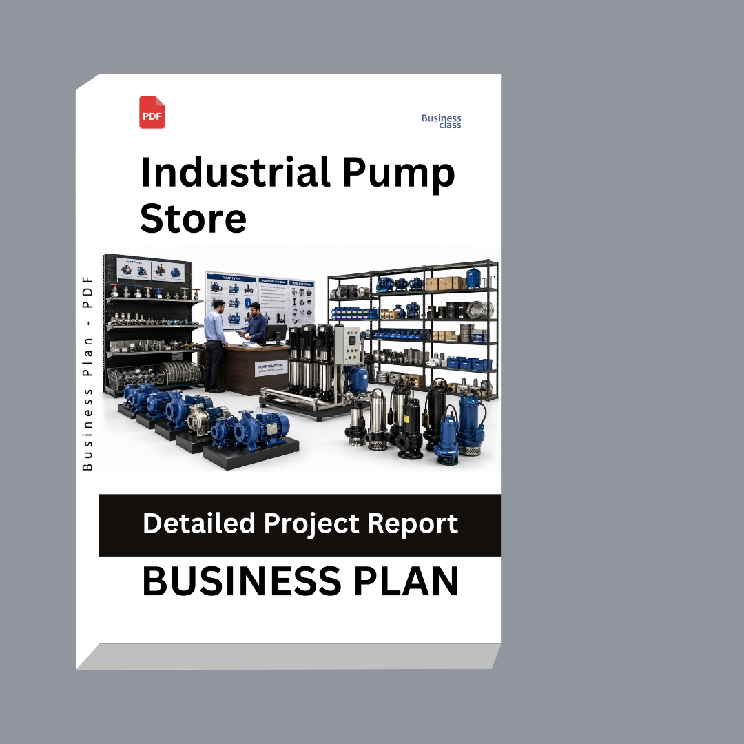 Industrial Pump Store Detailed Project Report – DPR & Business Plan