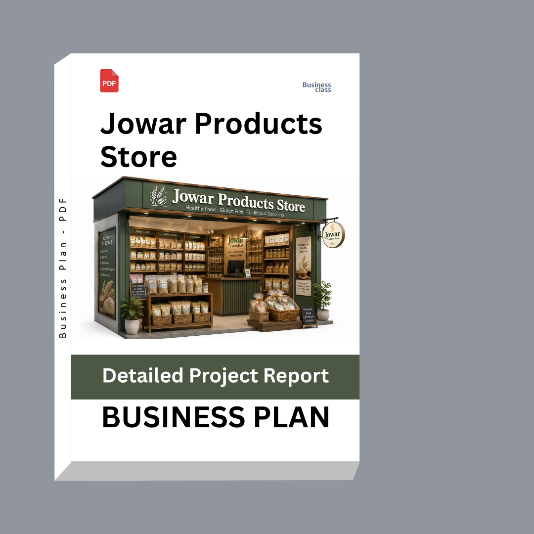 Jowar Products Store Detailed Project Report – DPR & Business Plan