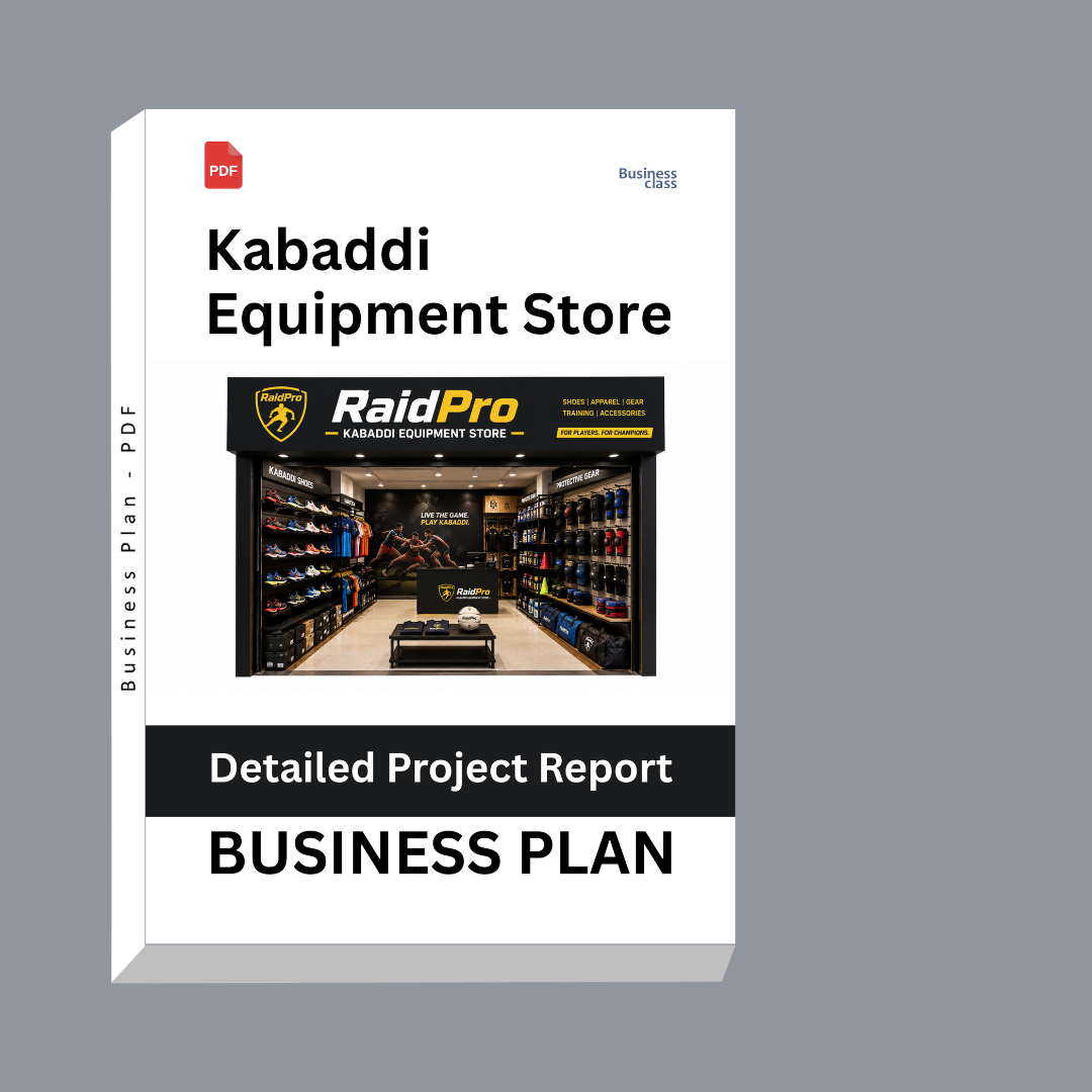Kabaddi Equipment Store Detailed Project Report – DPR & Business Plan
