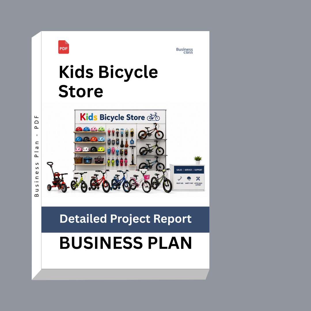 Kids Bicycle Store Detailed Project Report – DPR & Business Plan