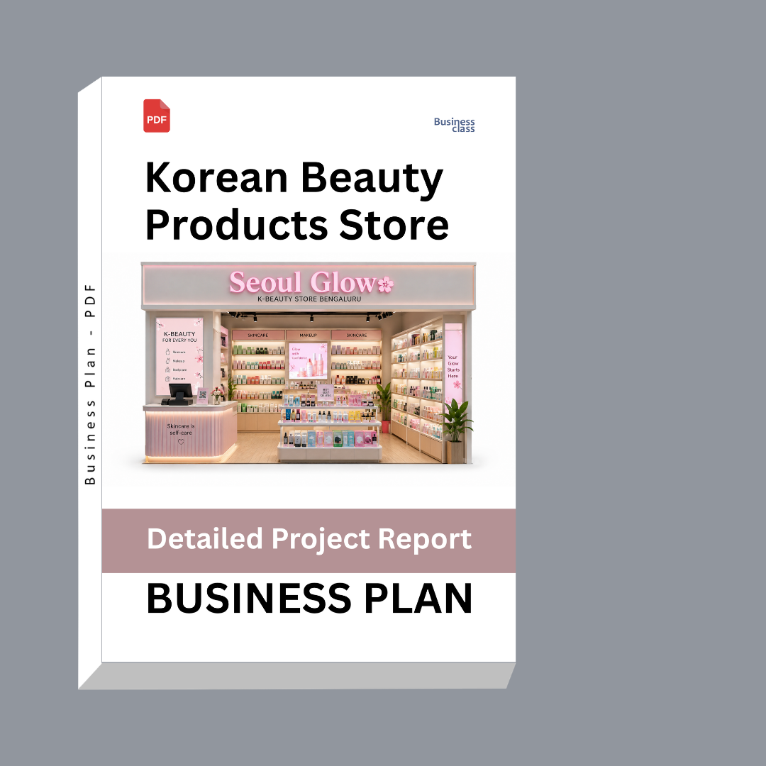 Korean Beauty Products Store Detailed Project Report – DPR Business Plan
