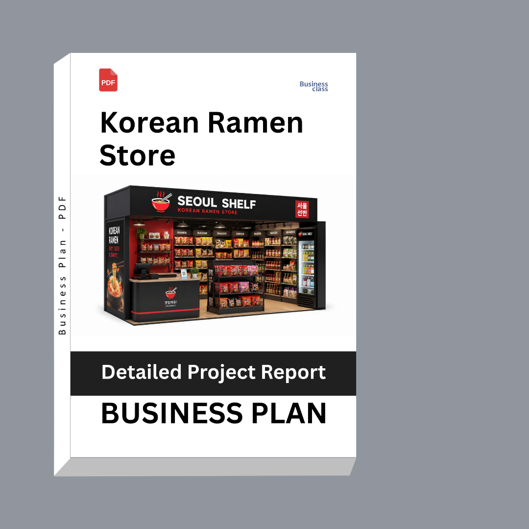 Korean Ramen Store Detailed Project Report – DPR & Business Plan