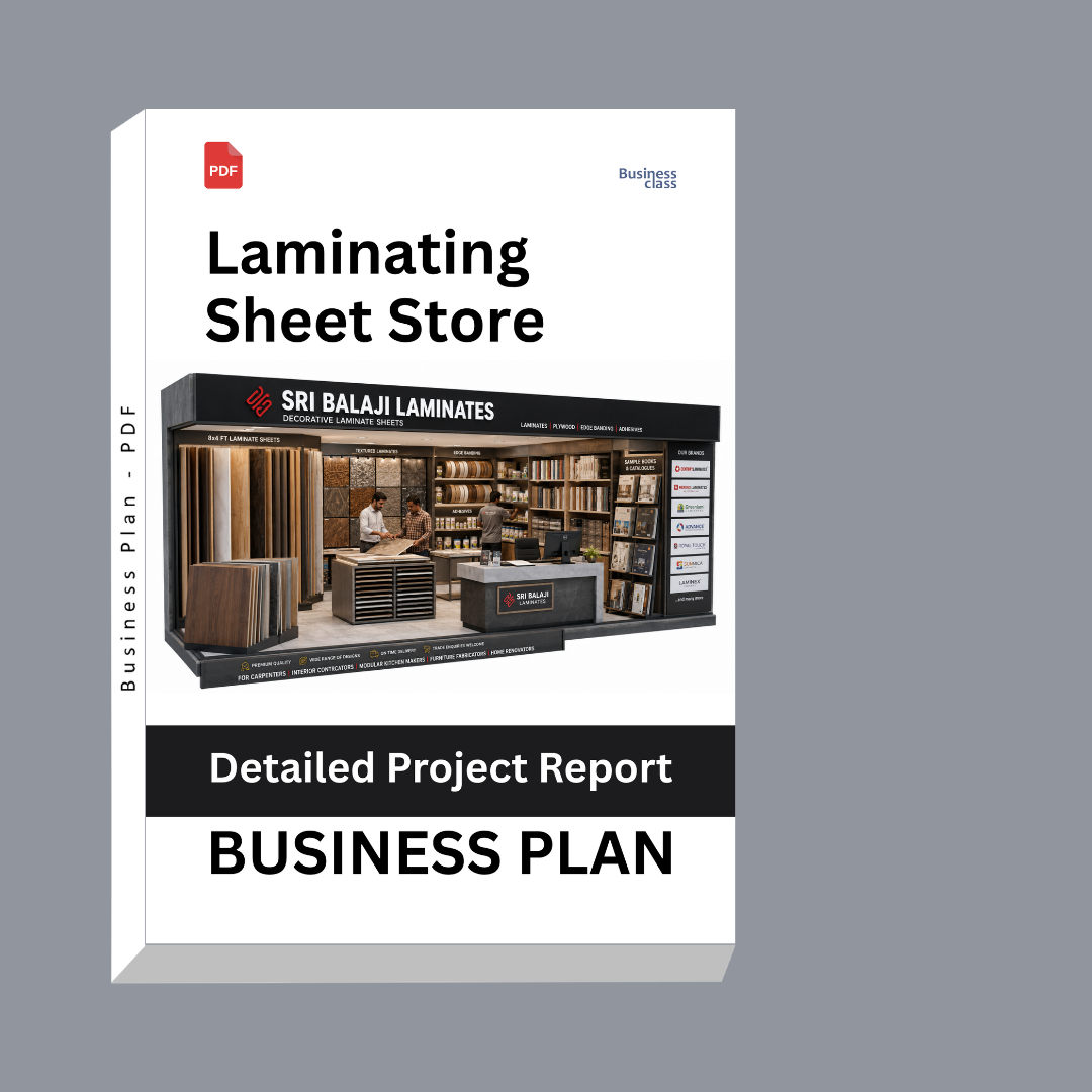 Laminating Sheet Store Detailed Project Report – DPR & Business Plan