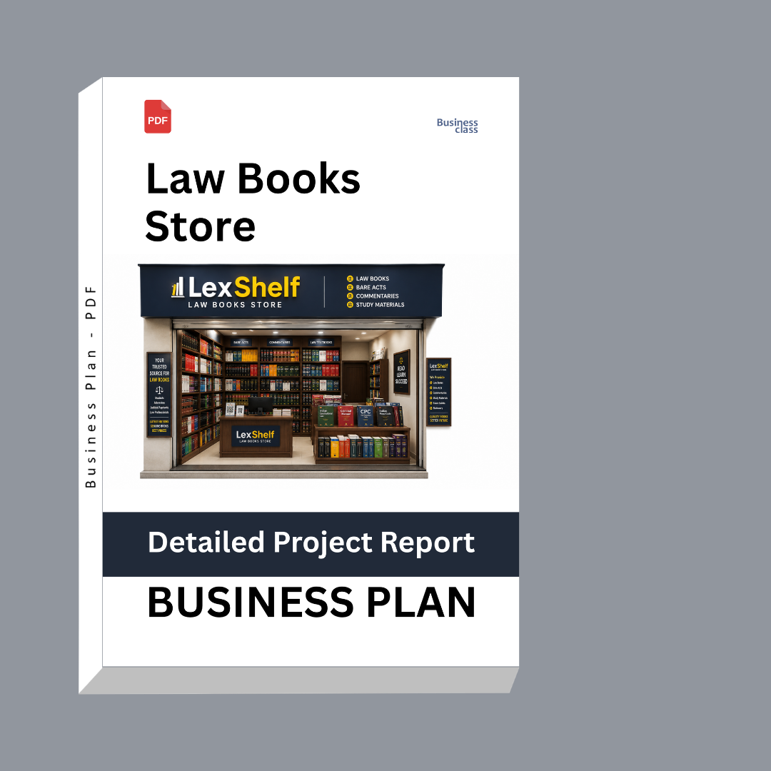 Law Books Store Detailed Project Report – DPR & Business Plan