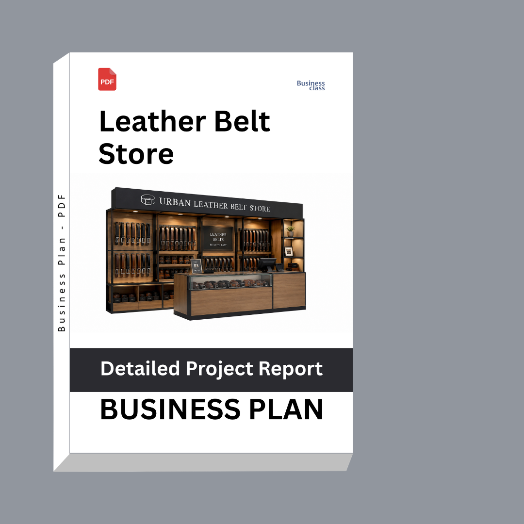 Leather Belt Store Detailed Project Report – DPR & Business Plan