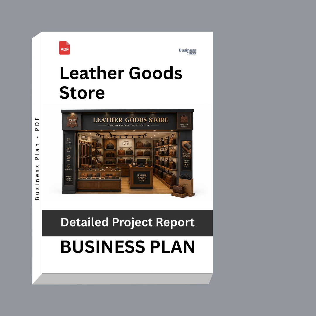 Leather Goods Store Business Plan | Detailed Project Report – DPR