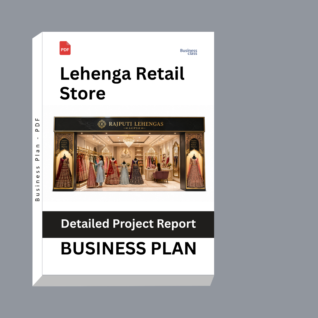Lehenga Retail Store Detailed Project Report – DPR & Business Plan