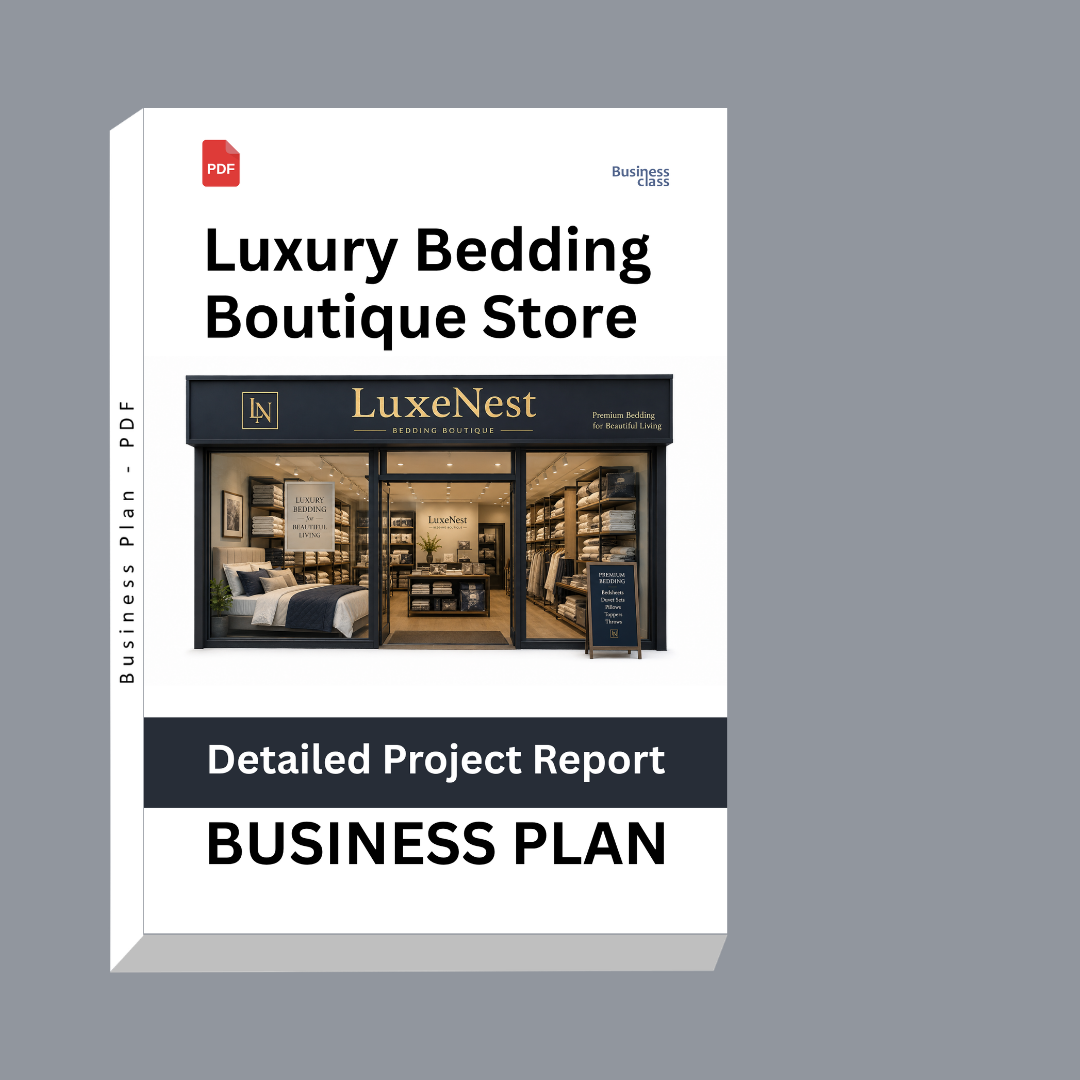 Luxury Bedding Boutique Store Detailed Project Report – DPR & Business Plan