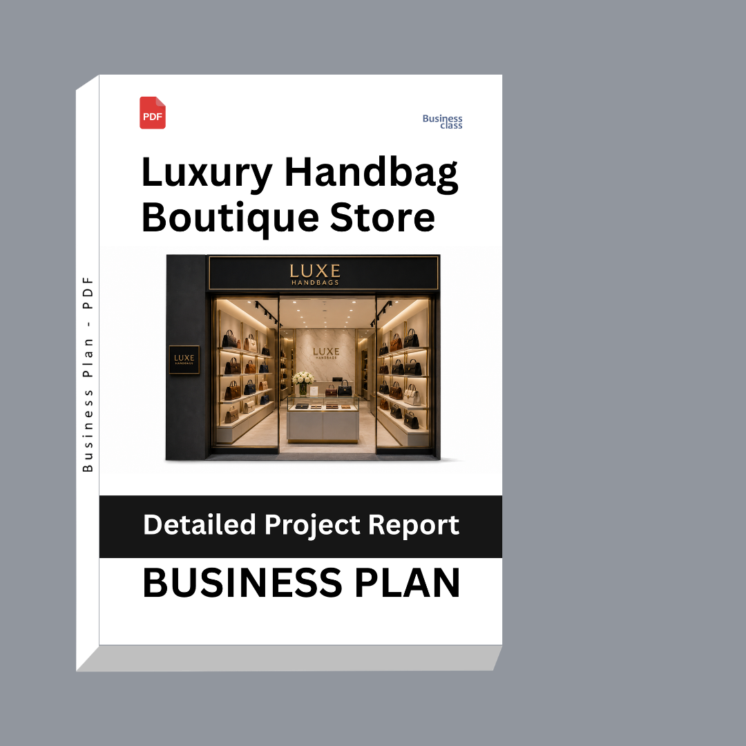 Luxury Handbag Boutique Store Detailed Project Report – DPR Business Plan