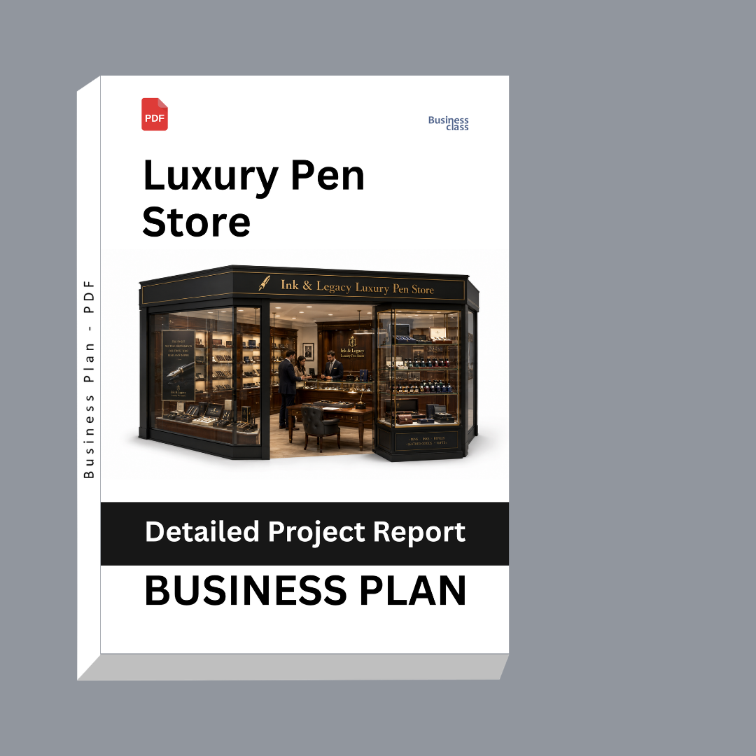 Luxury Pen Store Detailed Project Report – DPR & Business Plan