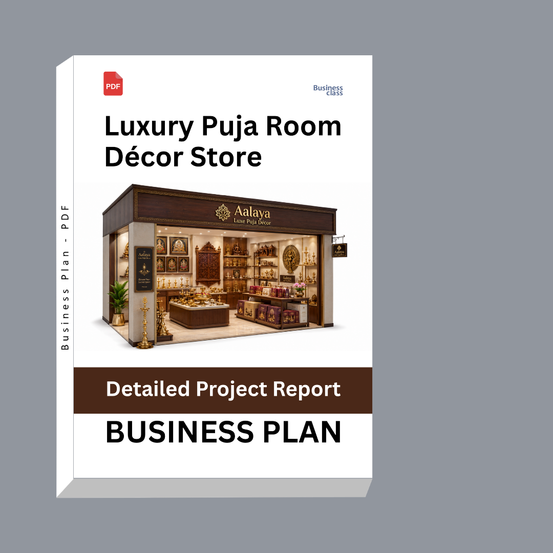 Luxury Puja Room Décor Store Detailed Project Report – DPR Business Plan