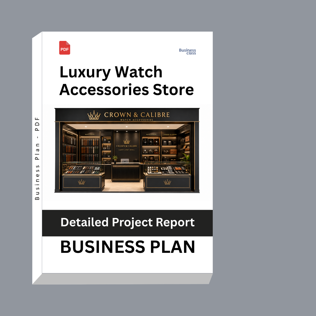 Luxury Watch Accessories Store Detailed Project Report – DPR & Business Plan