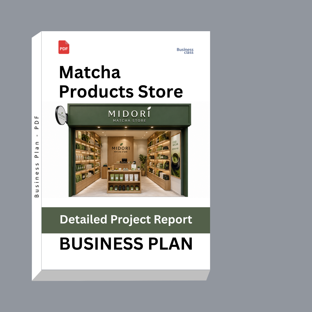 Matcha Products Store Detailed Project Report – DPR & Business Plan